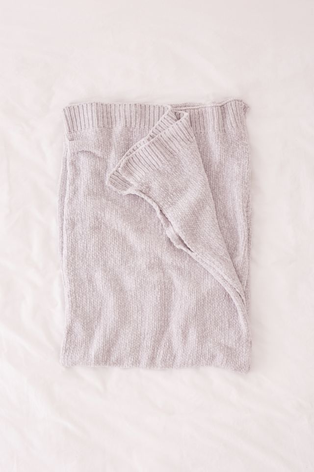Chenille Sweater Throw Blanket #1