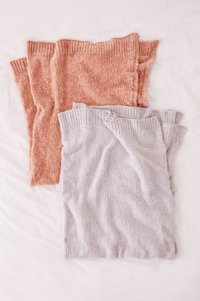 Chenille Sweater Throw Blanket #3
