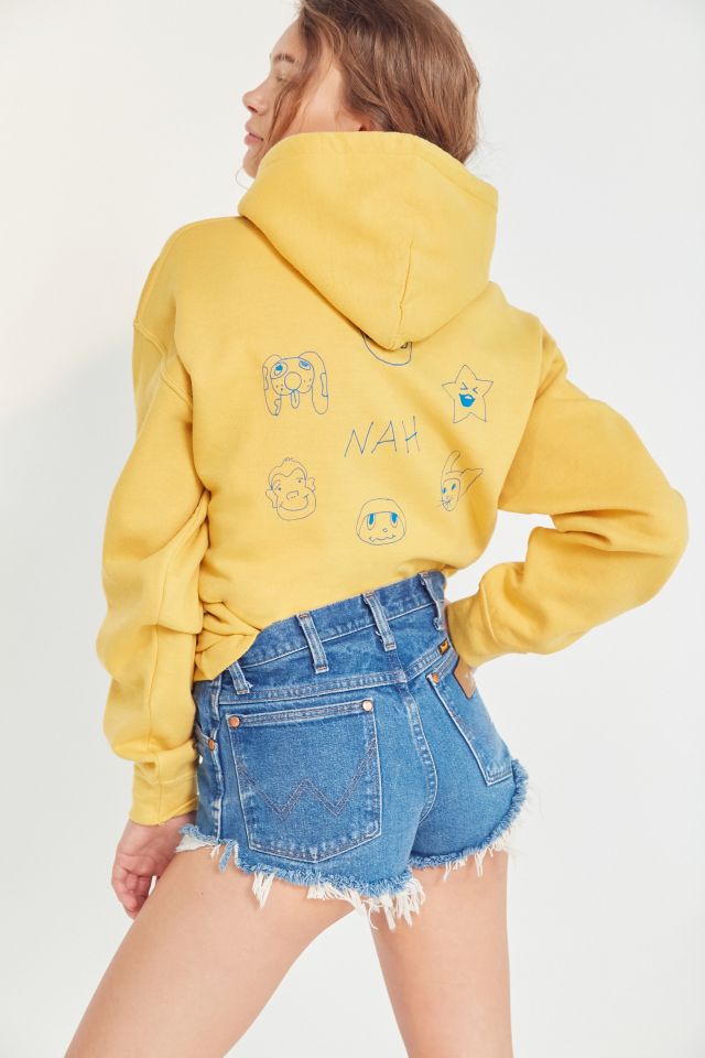 Silence + Noise Oui Nah Hoodie Sweatshirt #3