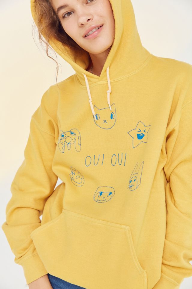 Silence + Noise Oui Nah Hoodie Sweatshirt #4