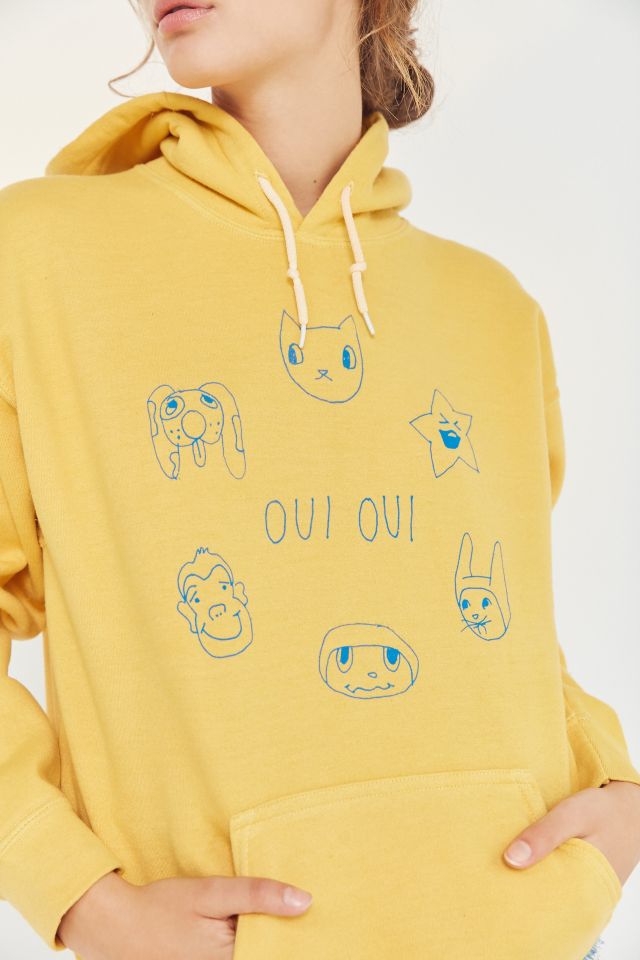 Silence + Noise Oui Nah Hoodie Sweatshirt #5