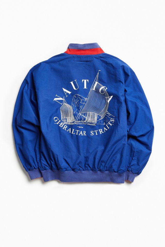 Vintage Nautica Navy Performance Jacket  Urban Outfitters Singapore  Official Site