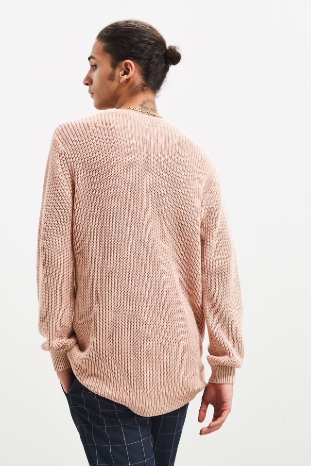 UO Washed Distressed Crew Neck Sweater #2