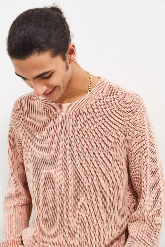 UO Washed Distressed Crew Neck Sweater #3