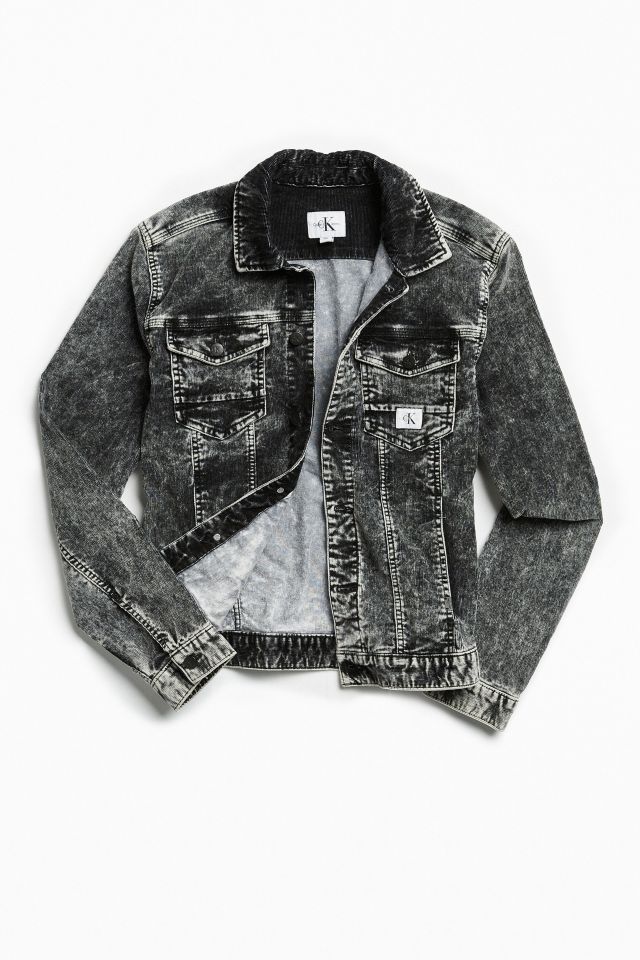 Calvin Klein Snow Washed Corduroy Trucker Jacket #1