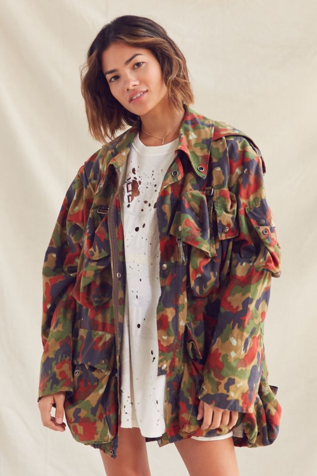 Vintage Multi-Colored Camo Jacket | Urban Outfitters
