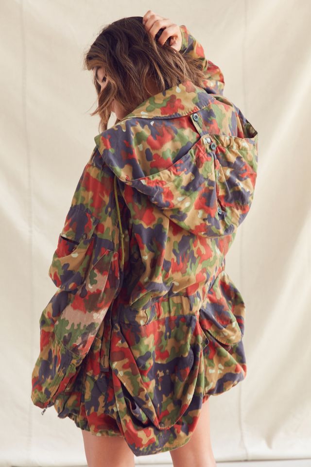 Vintage Multi-Colored Camo Jacket #1
