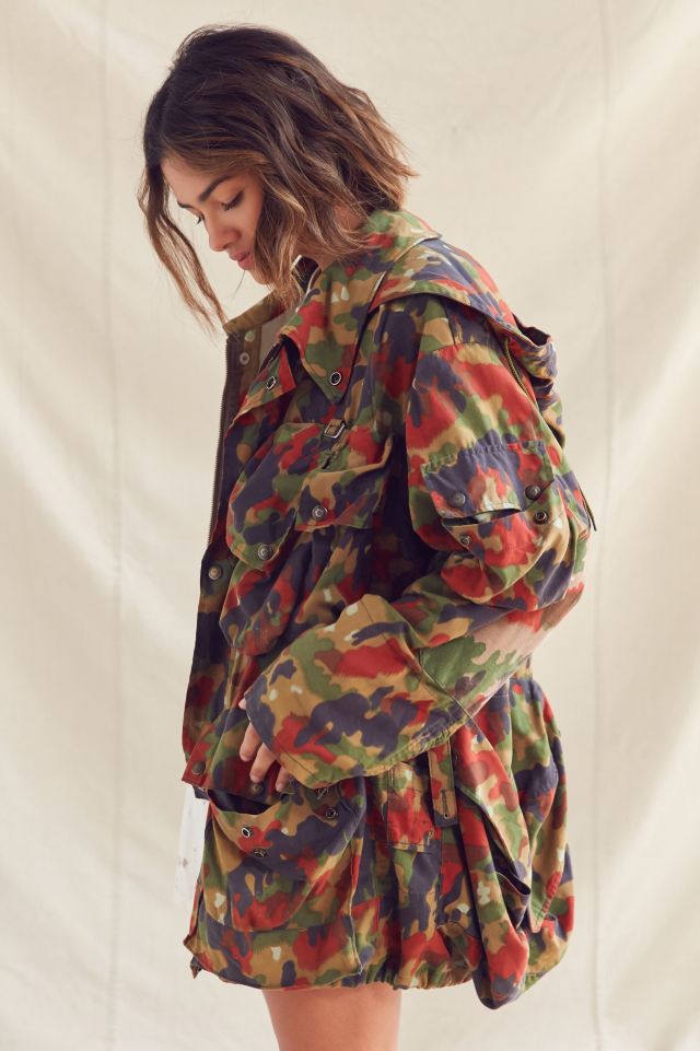 Vintage Multi-Colored Camo Jacket #4