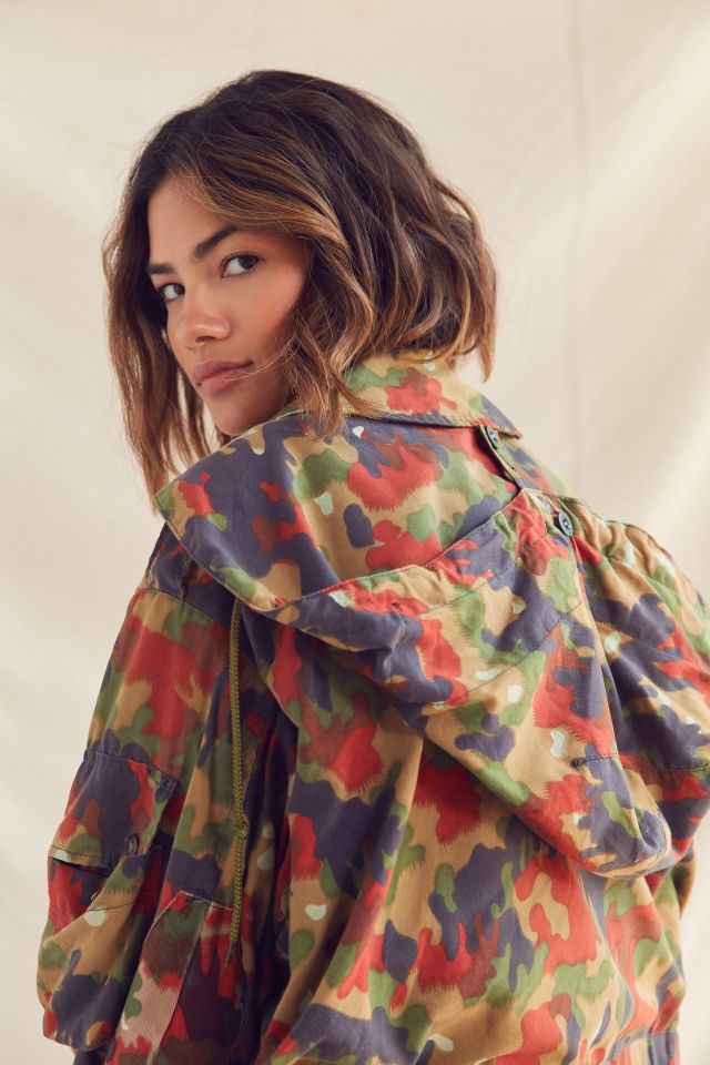Vintage Multi-Colored Camo Jacket #5