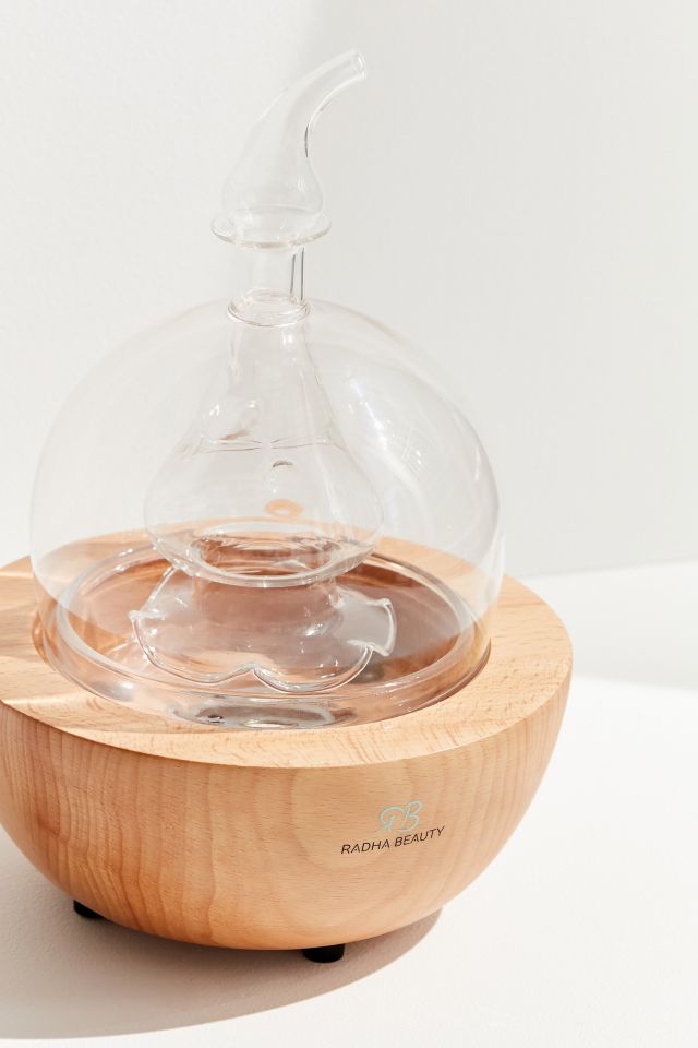 Radha Beauty Aromatherapy Wood + Glass Diffuser #1