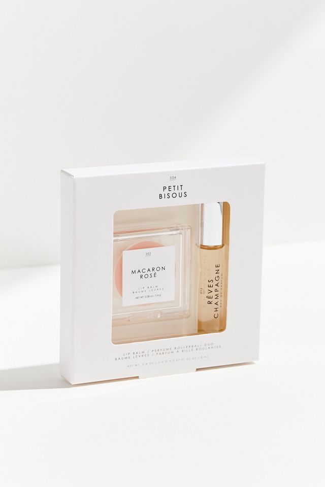 Gourmand Petit Bisous Lip Balm/Perfume Rollerball Duo #1