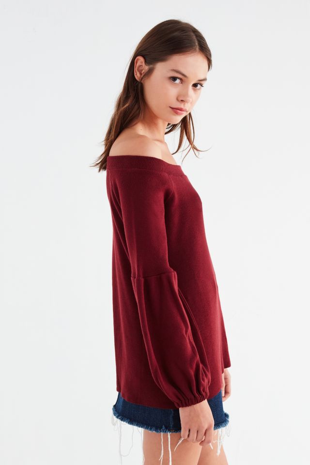 Kimchi Blue Jules Off-The-Shoulder Sweater #3