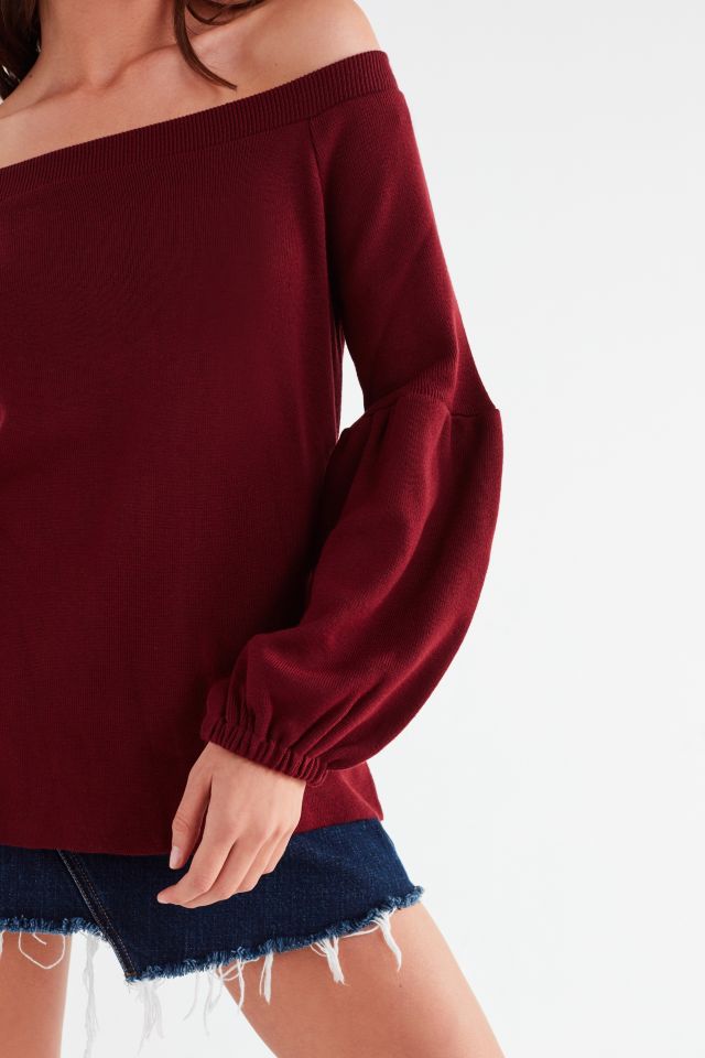 Kimchi Blue Jules Off-The-Shoulder Sweater #5