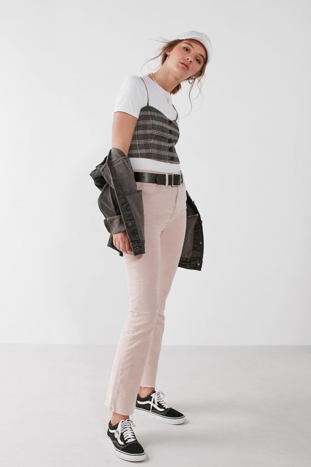 BDG Kick Flare High-Rise Cropped Corduroy Pant #1