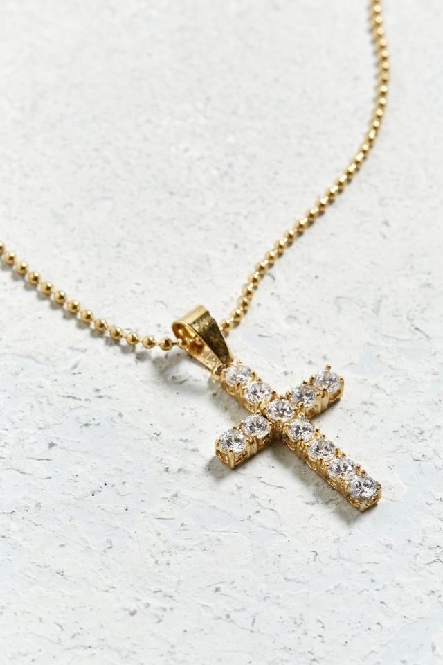 Roi'al Bijoux Solitaire Cross Pendant