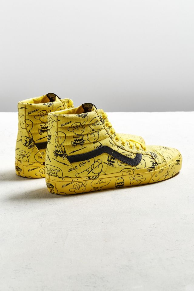 Vans x peanuts sk8-hi reissue cheap yellow