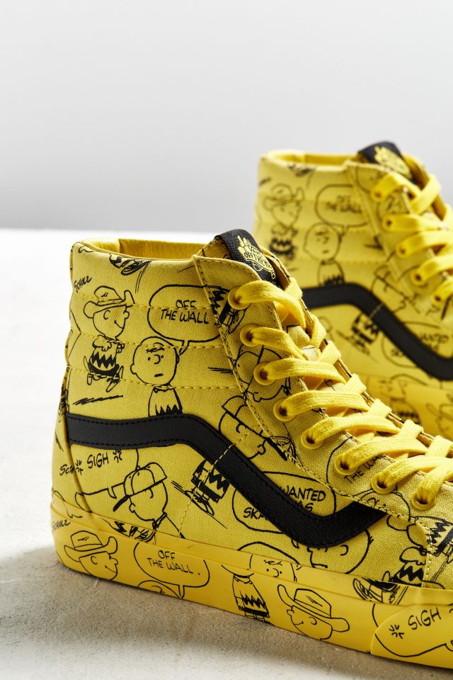 Vans X Peanuts Sk8-Hi Charlie Brown Sneaker #5
