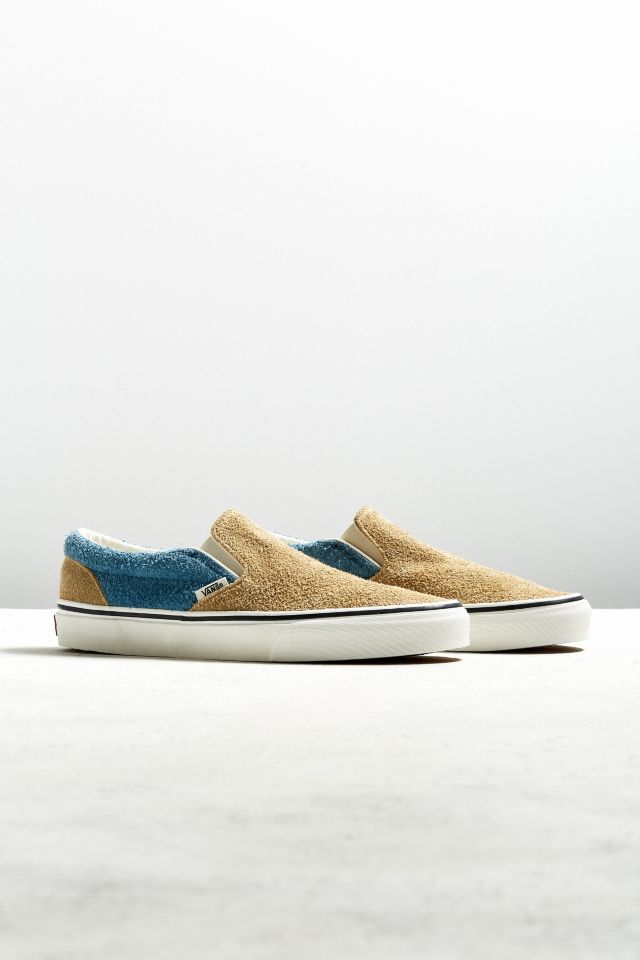 Fuzzy slip on store vans