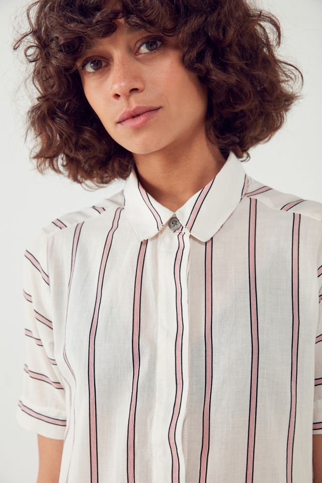 BDG Kennedy Striped Drop-Waist Mini Dress #3