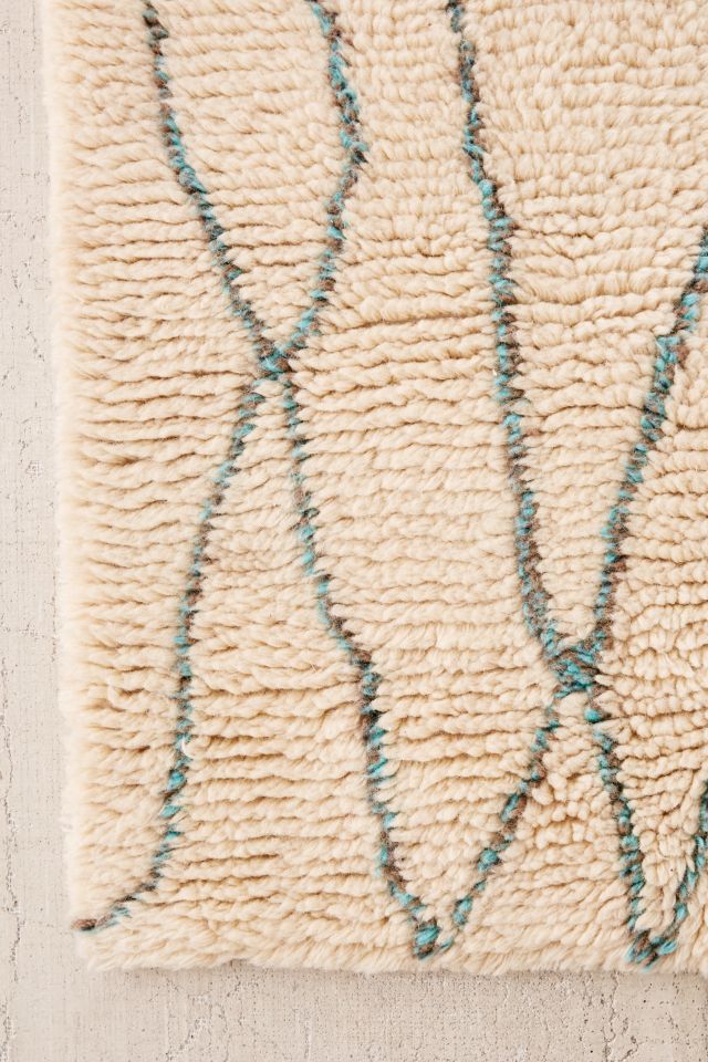 Diamond Lines Shag Rug #2