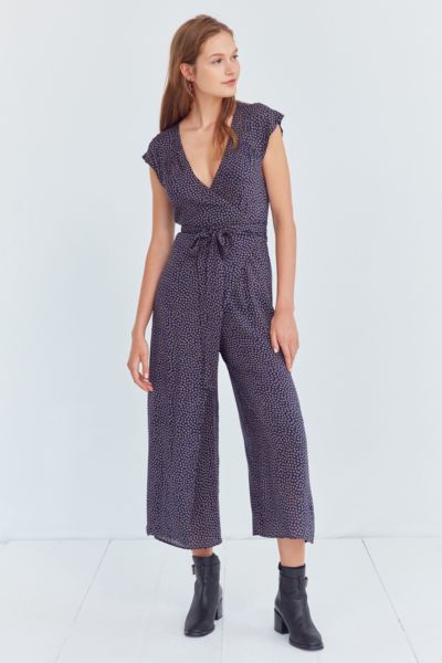 Kimchi Blue Shea Printed Wrap Jumpsuit | Urban Outfitters
