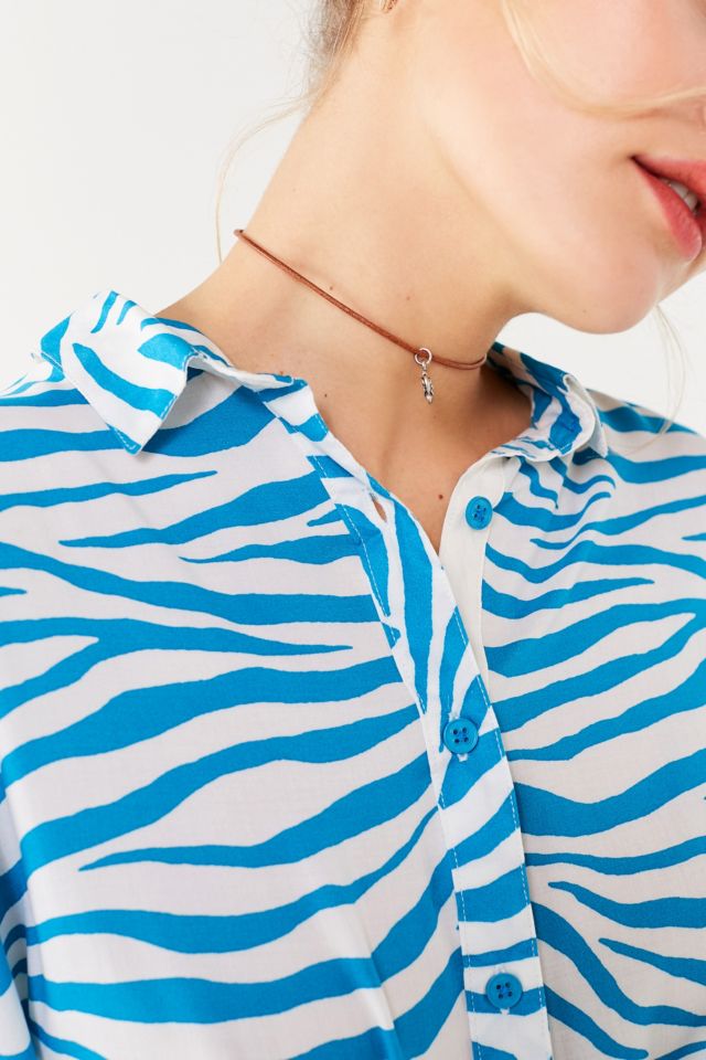 Cooperative Bonjour Animal Print Button-Down Shirt #4