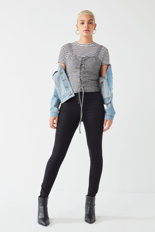 Silence + Noise Lace-Up Corset Top #2