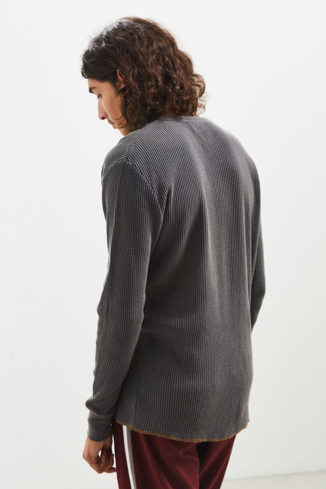 UO Zip Neck Thermal Long Sleeve Tee #3