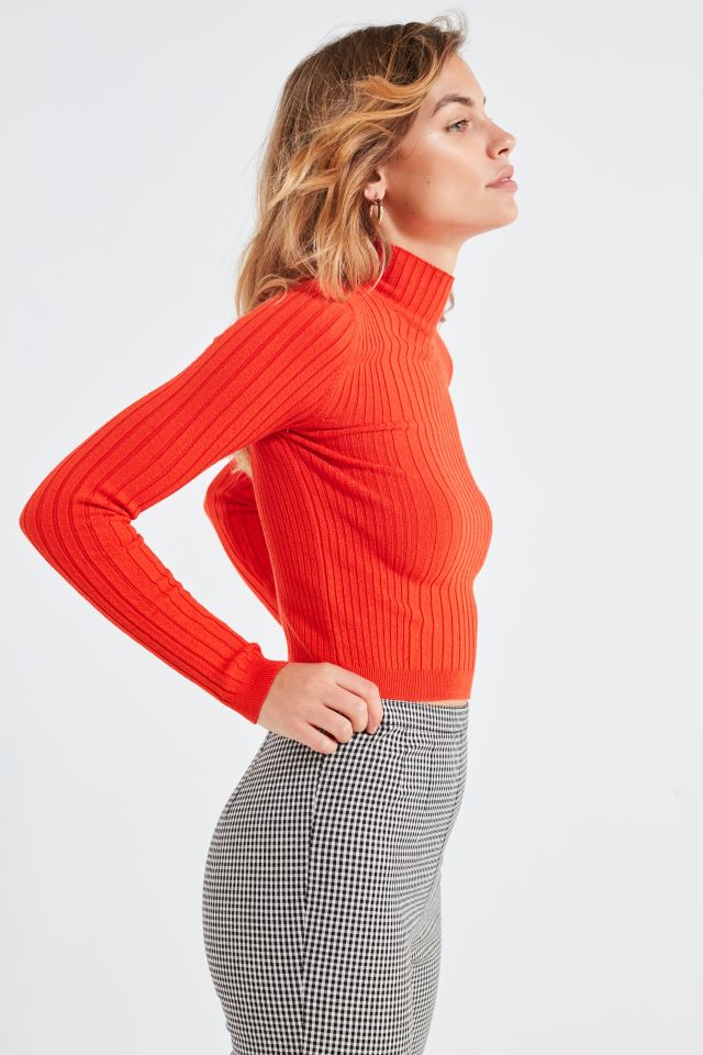 Cooperative Cindy Ribbed Mock-Neck Sweater #4