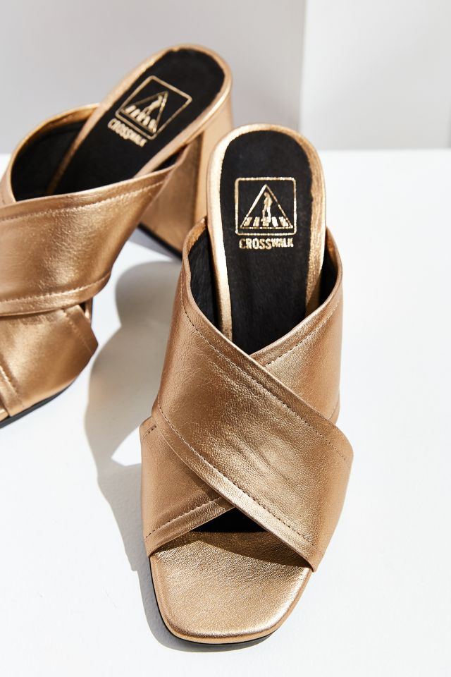 Crosswalk Metallic Opalo Mule #5