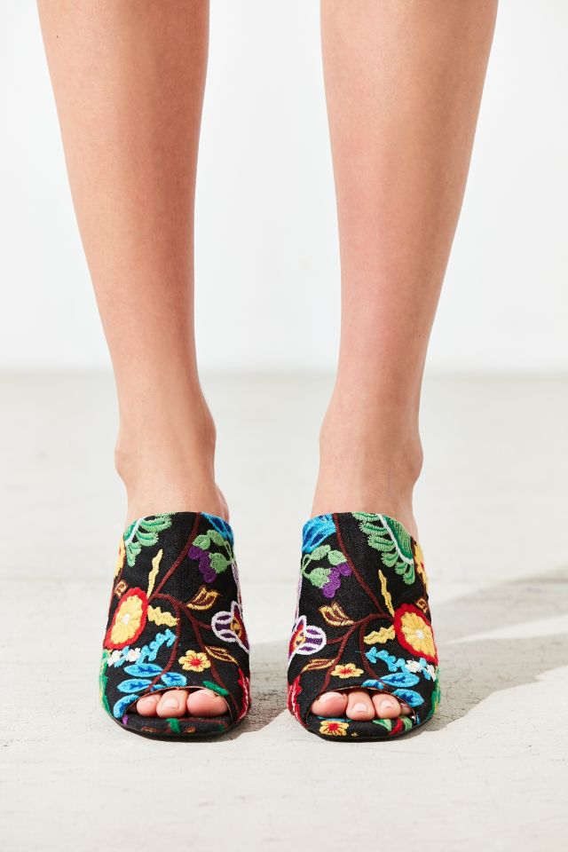 Crosswalk Embroidered Mule #2