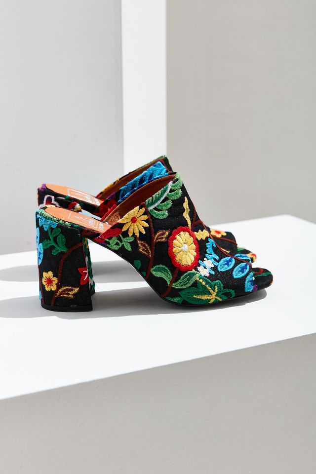Crosswalk Embroidered Mule #5