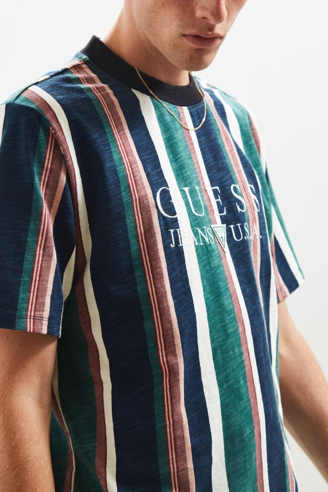 GUESS 81 Sayer Stripe Tee Urban Outfitters