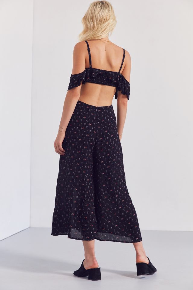 Kimchi Blue Gianna Ruffle Cold-Shoulder Jumpsuit #4
