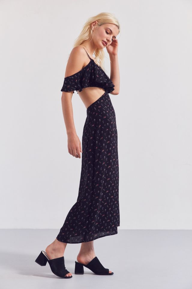 Kimchi Blue Gianna Ruffle Cold-Shoulder Jumpsuit #5