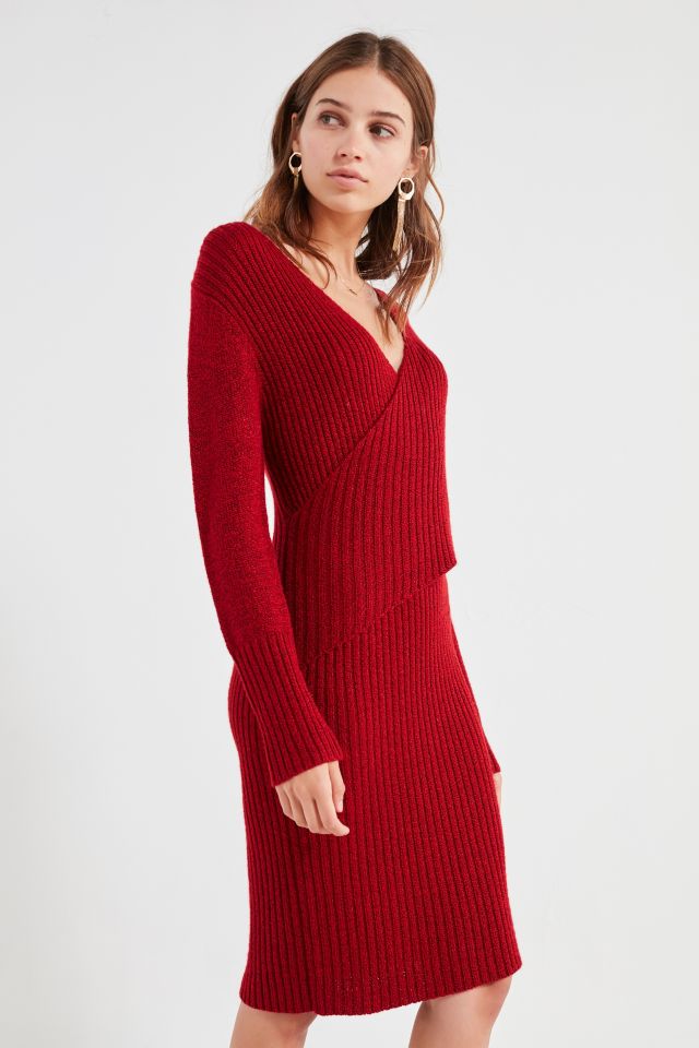 C/meo Collective Cameo Wrap Knit Midi Dress #2