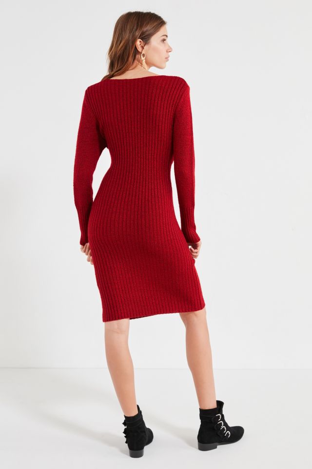 C/meo Collective Cameo Wrap Knit Midi Dress #3