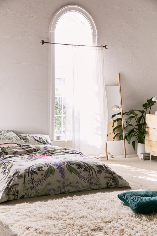 Elle Floral Scarf Duvet Cover #1