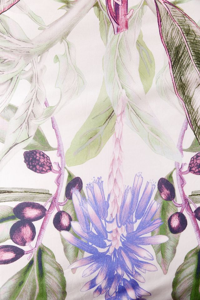 Elle Floral Scarf Duvet Cover #4