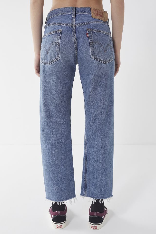 Jeans court effiloché refaçonné Levi's Urban Renewal #2