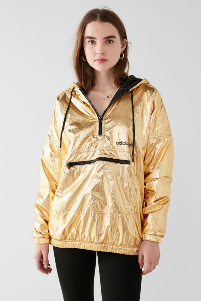 Gold sale adidas windbreaker