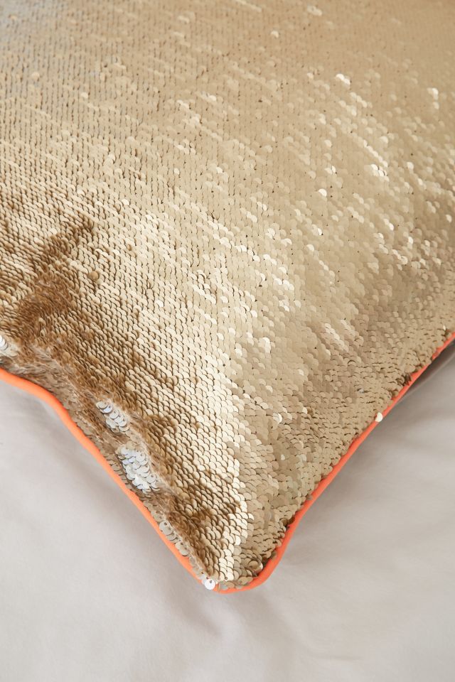 Coussin Décoratif Réversible à Paillettes Sirène #2