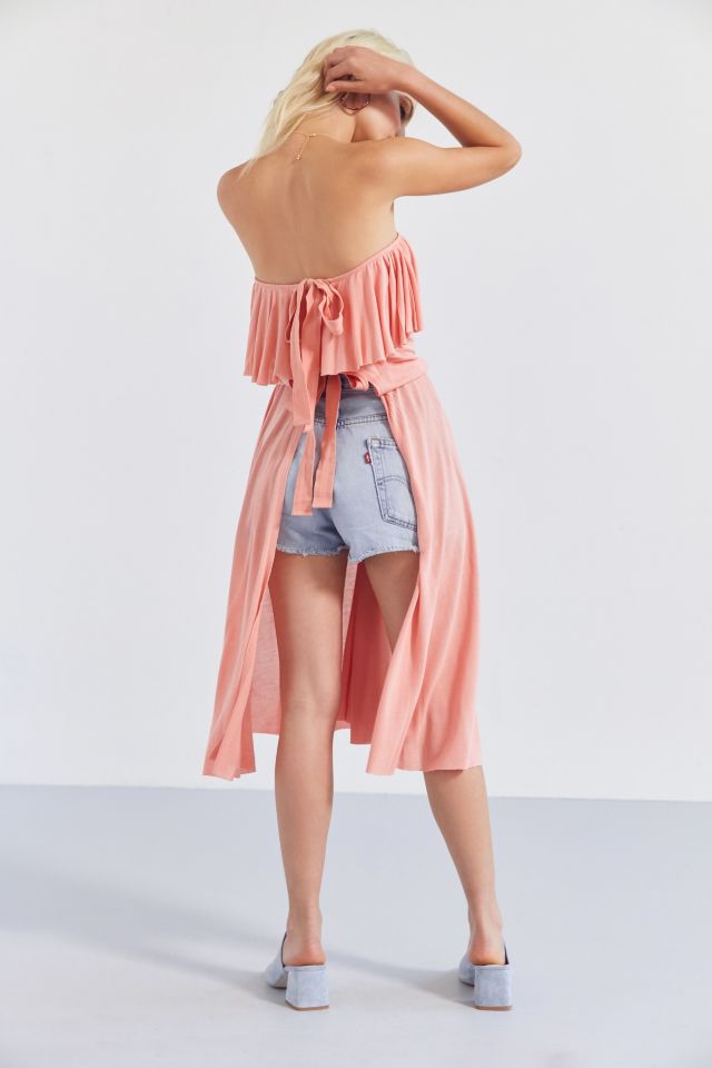 Ruffle tunic top clearance