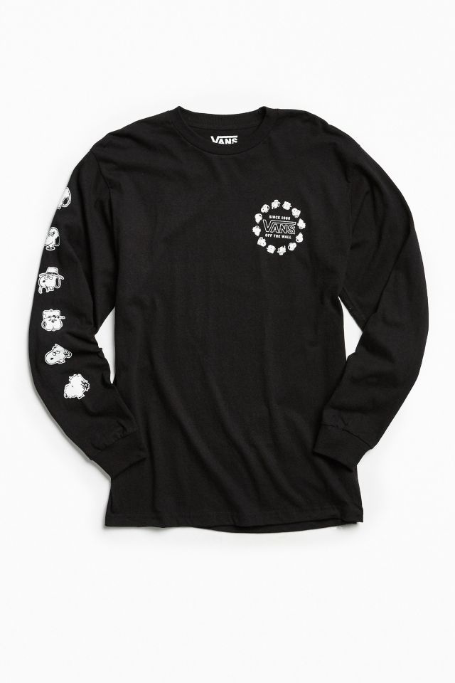 Vans snoopy long clearance sleeve