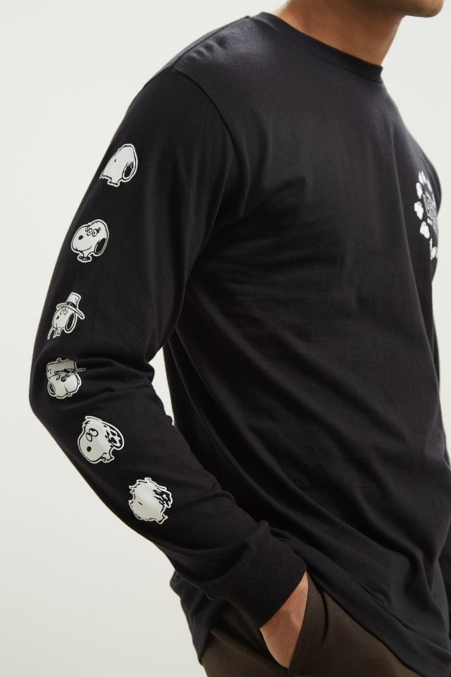 Vans snoopy long on sale sleeve