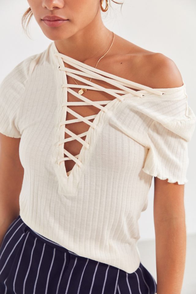 Project Social T Amelia Lace-Up Tee #2