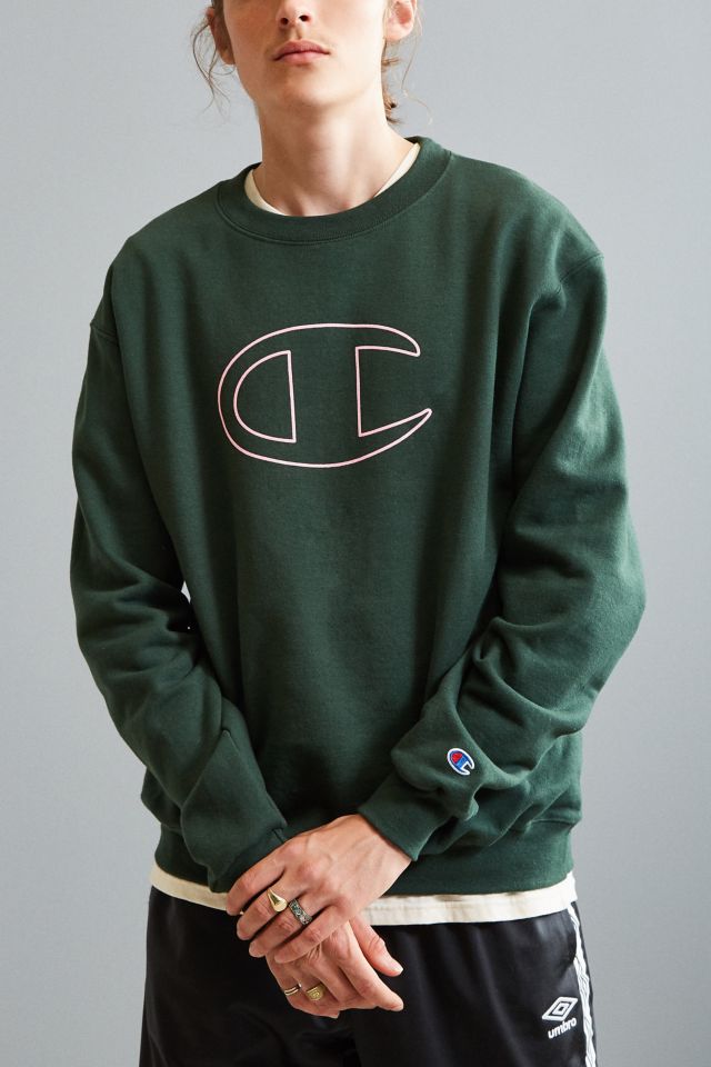 Champion Big C Crew Neck Sweatshirt | Urban Outfitters