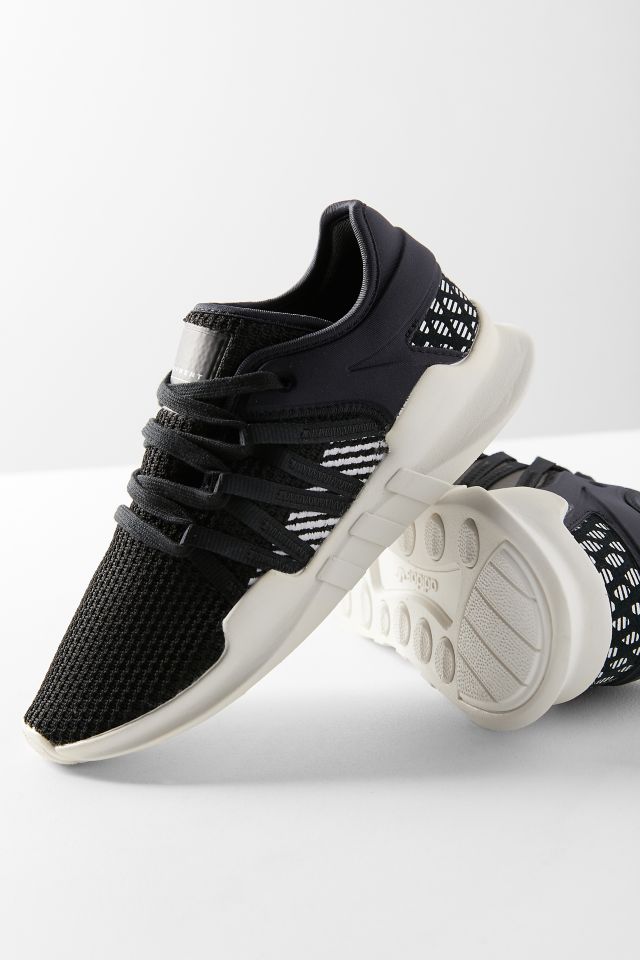 Adidas originals white y black eqt 2025 racing adv sneakers