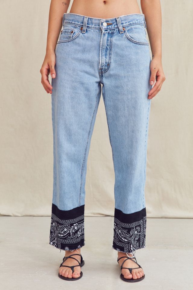 Urban Renewal Recycled Levi’s Bandana Patched Jean #4