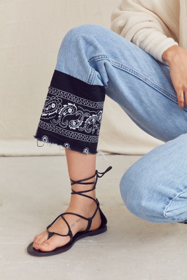 Urban Renewal Recycled Levi’s Bandana Patched Jean #5